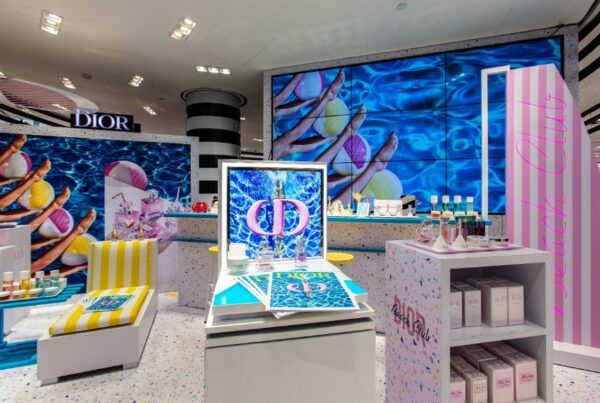 Dior Beach Club Visual Merchandising Display
