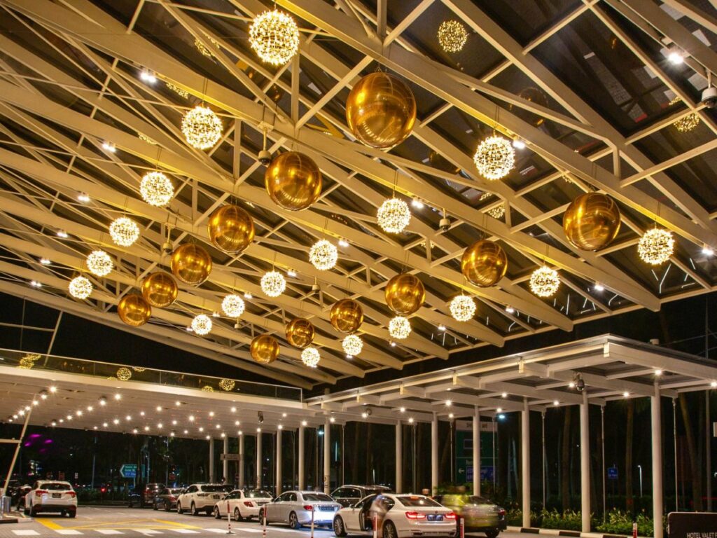 gold-ball-lights-mbs-hotel-reception