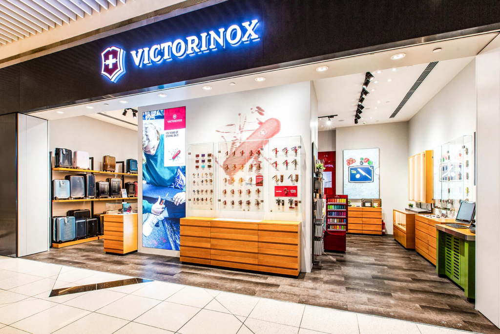 Victorinox flagship retail showroom in Singapore