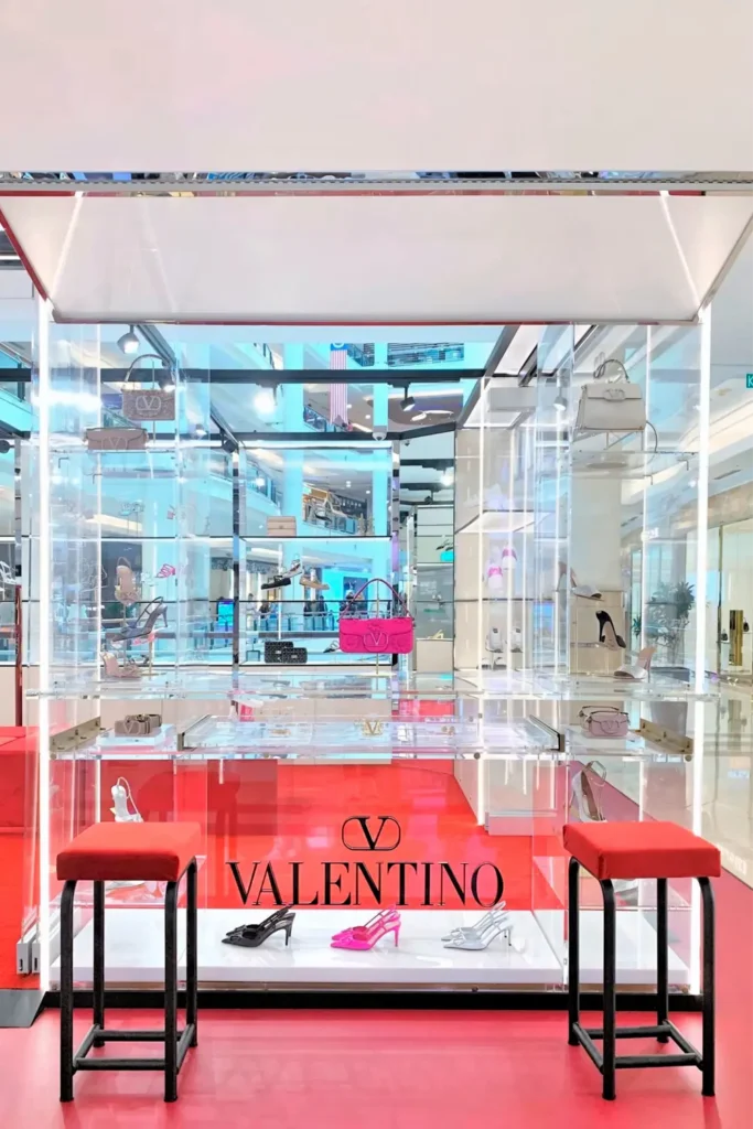 Valentino Bags Pop Up KLCC Display