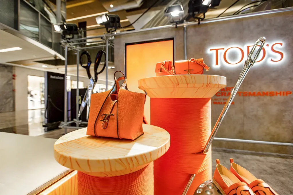 Tod's The Art Of Craftsmanship Paragon Pop-Up Interior Fit Out