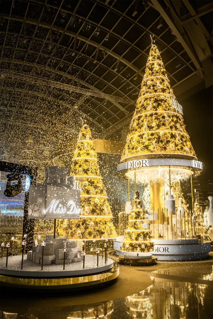 Dior Beauty Christmas Décor at Marina Bay Sands 2023 Light-Up