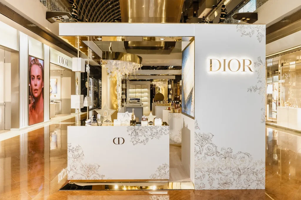 Dior Beauty Christmas Décor at Marina Bay Sands Pop-Up