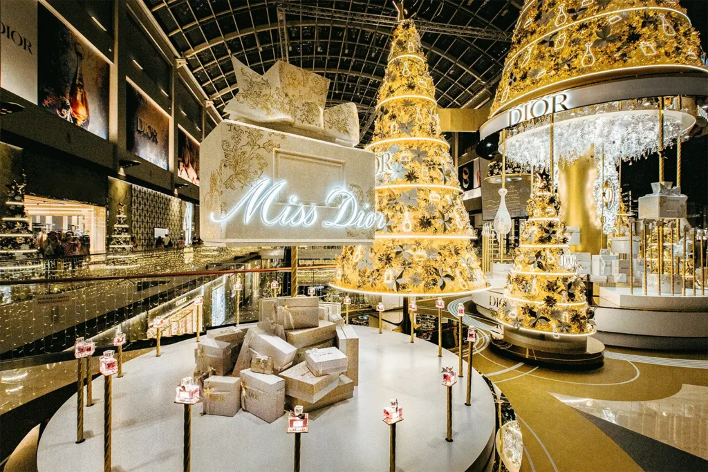 Dior Beauty Christmas Décor at Marina Bay Sands 2023