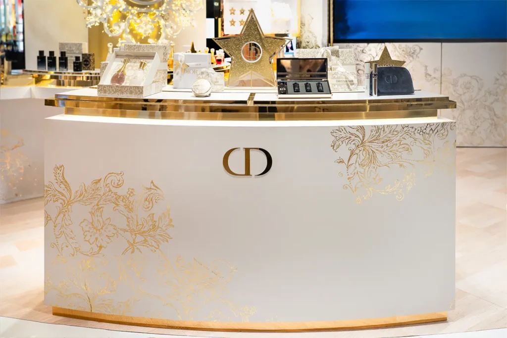Dior Christmas at Sephora ION Entrance Display Counter
