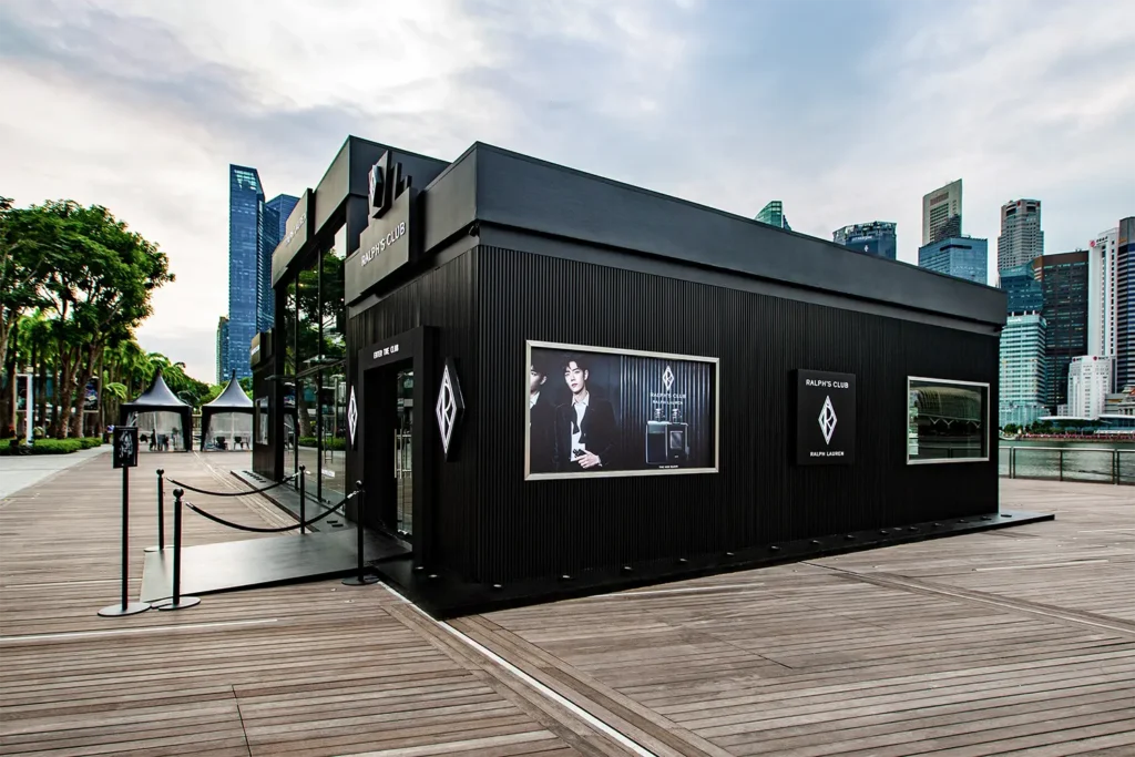 Ralph's Club From Singapore To New York Pop-Up Facade