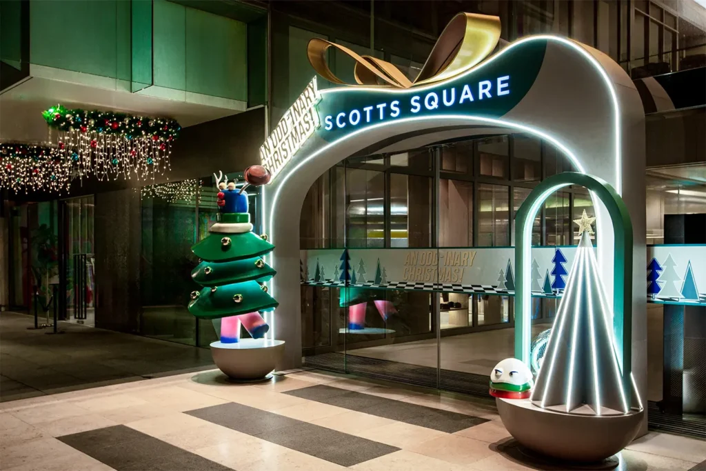 Scotts Square Christmas Display Entrance