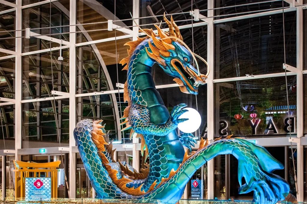 Marina Bay Sands: Lunar New Year Décor ‘The Legend of the Dragon Gate’