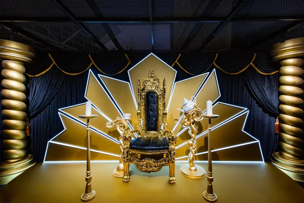 Taylor Swift The Eras Tour Trail Themed Installation Decor Gold Throne