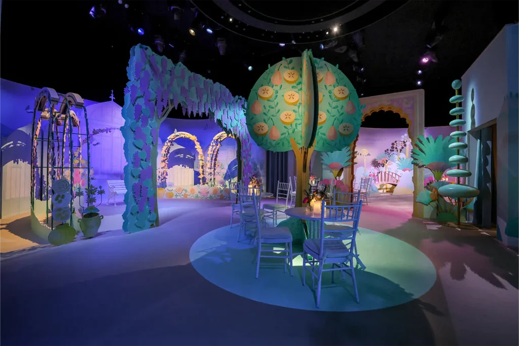 Van Cleef & Arpels ‘Imaginary Gardens’ Gala Dinner & Exhibition Event Interior Set-Up