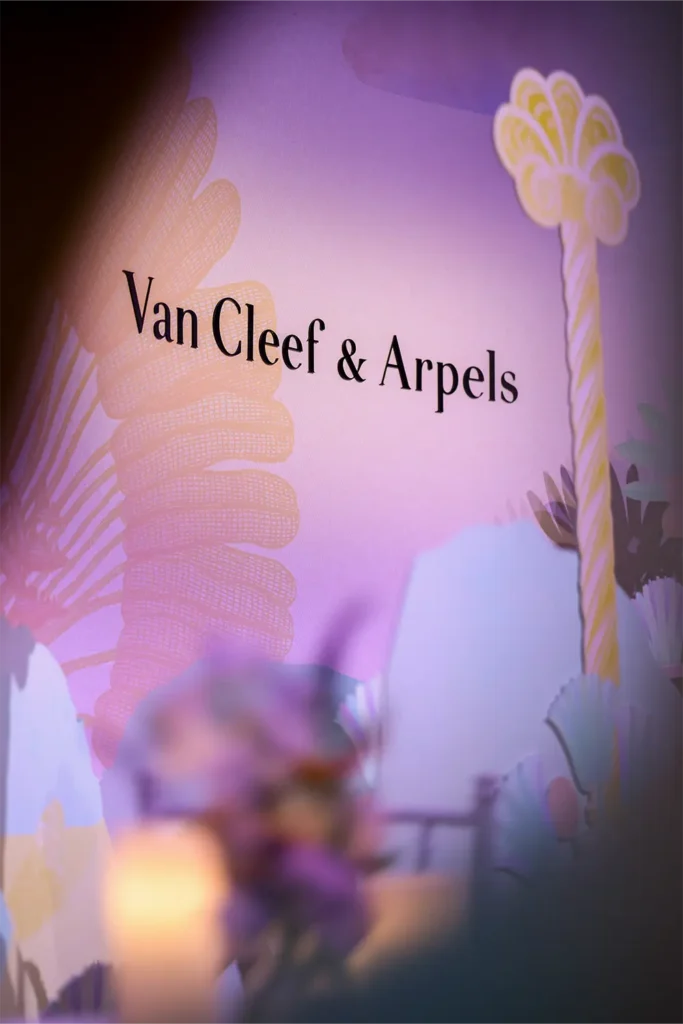 Van Cleef & Arpels ‘Imaginary Gardens’ Gala Dinner & Exhibition Event Interior