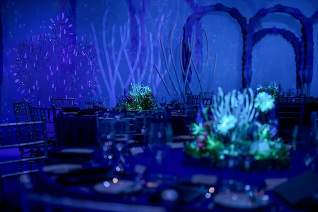 Van Cleef & Arpels ‘Imaginary Gardens’ Gala Dinner & Exhibition Event Decor Set-Up