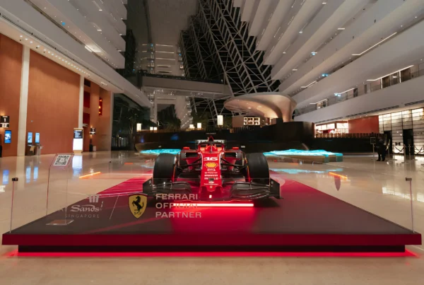 Marina Bay Sands Scuderia Ferrari Display