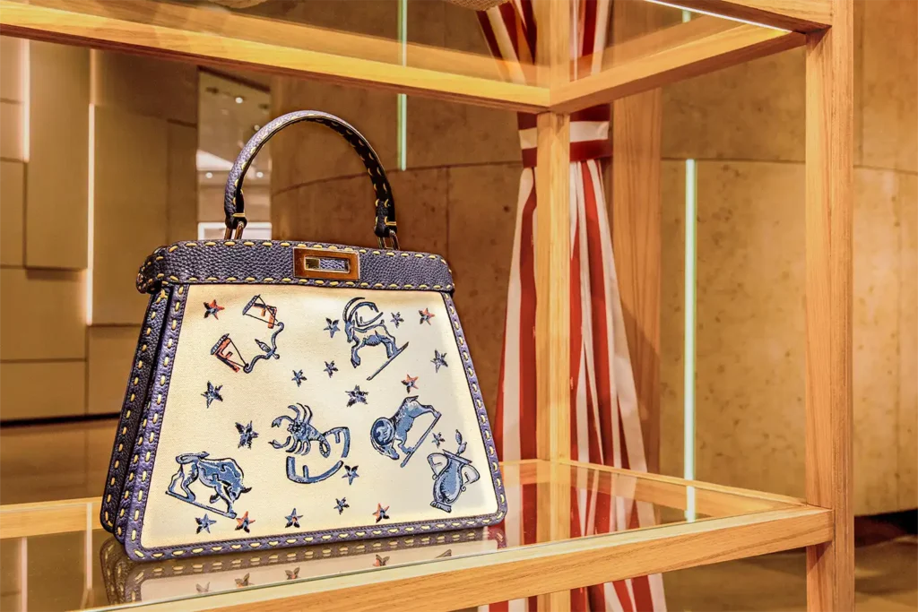 Fendi Astrology Summer Capsule Pop-Up Visual Merchandising Display