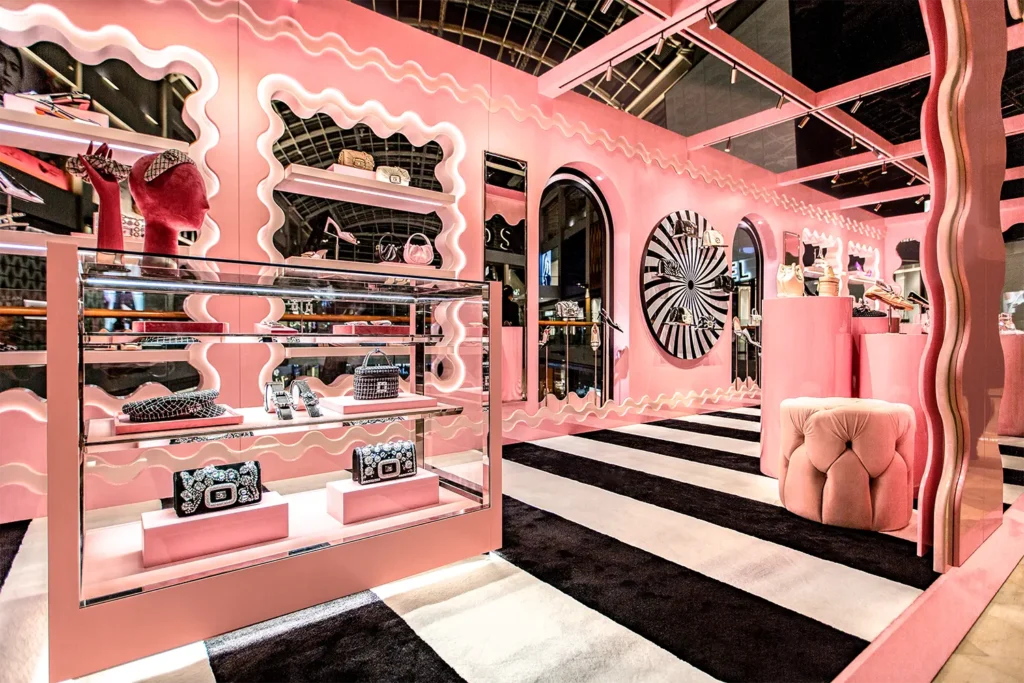 Roger Vivier 'VIVIER OP-TICAL' Retail Fit-Out Interior