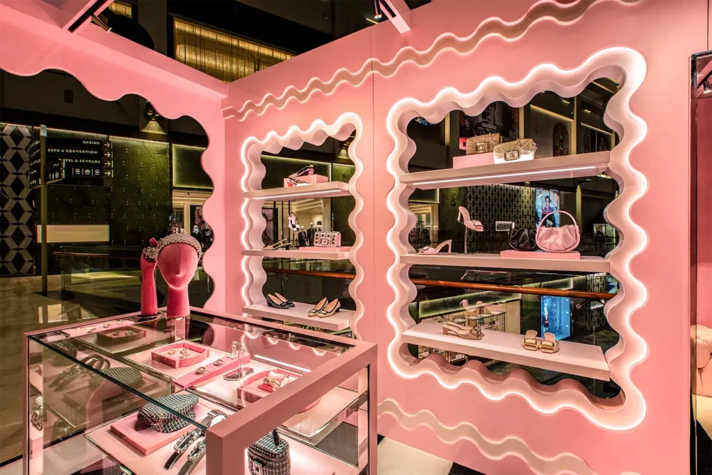 Roger Vivier 'VIVIER OP-TICAL' Retail Fit-Out Interior