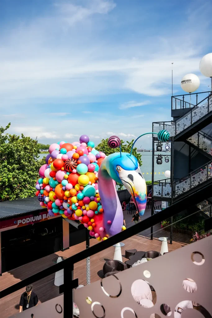 Dezign Format Twenty3 Hospitality Suite - 2024 Singapore Grand Prix Outdoor Installation