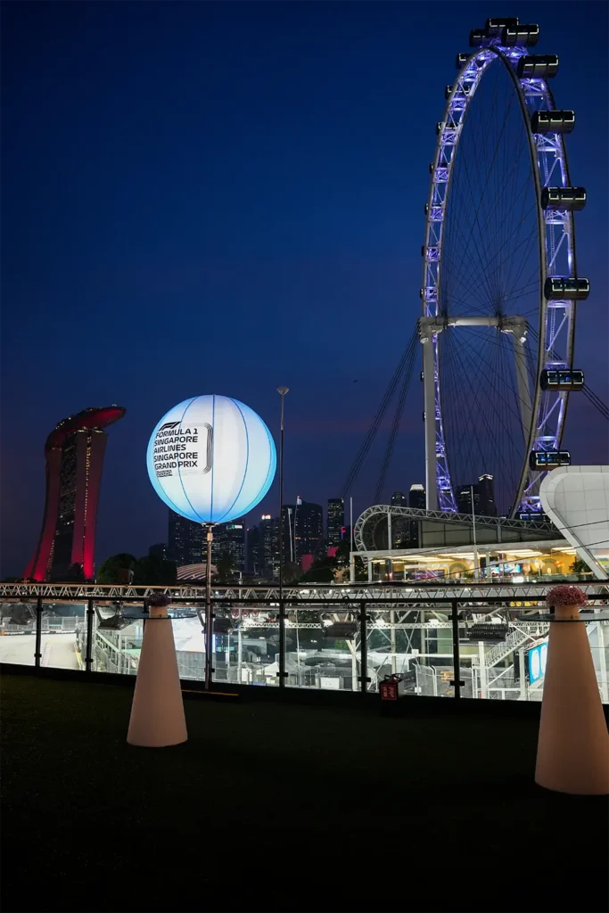 Dezign Format Twenty3 Hospitality Suite - 2024 Singapore Grand Prix Outdoor Roof Terrace