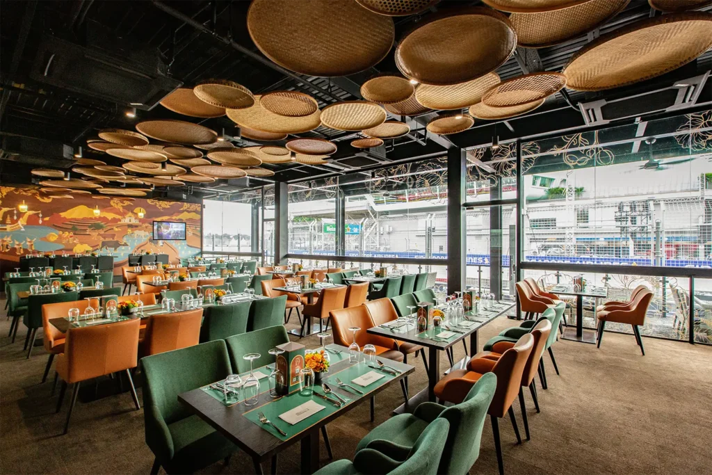 Twenty3 Hospitality Suite - 2024 Singapore Grand Prix - BAAN TEPA by Chef Debhakam Restaraunt Interior Fit-Out