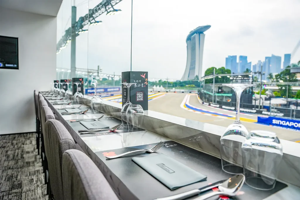 Twenty3 Hospitality Suite - 2024 Singapore Grand Prix - TAKAGI by Chef Takagi Kazuo Interior Fit-Out