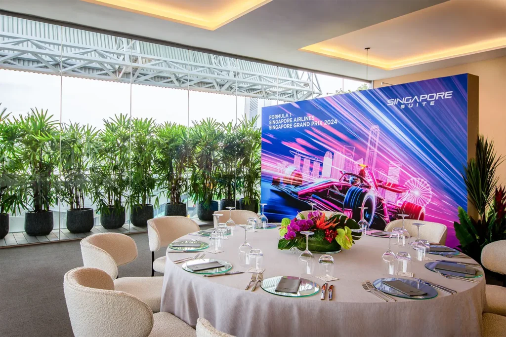 Singapore Suite Drive Of Champions 2024 Singapore Grand Prix Dining Area