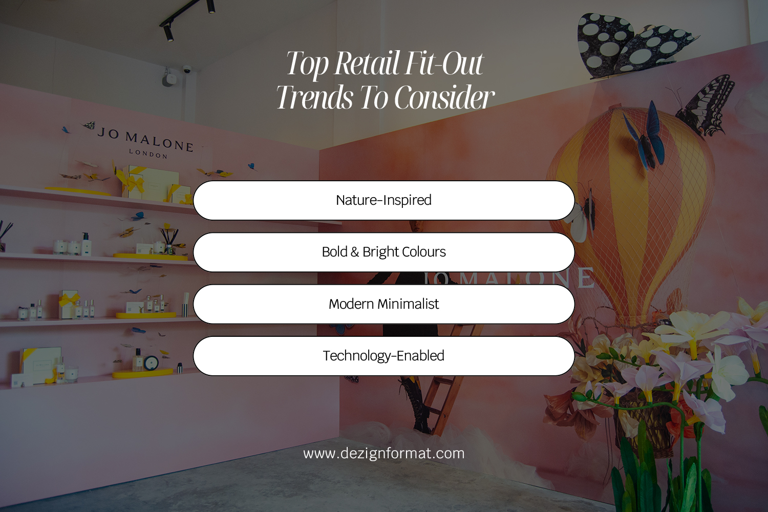 Illustration of top retail fit out trends to consider