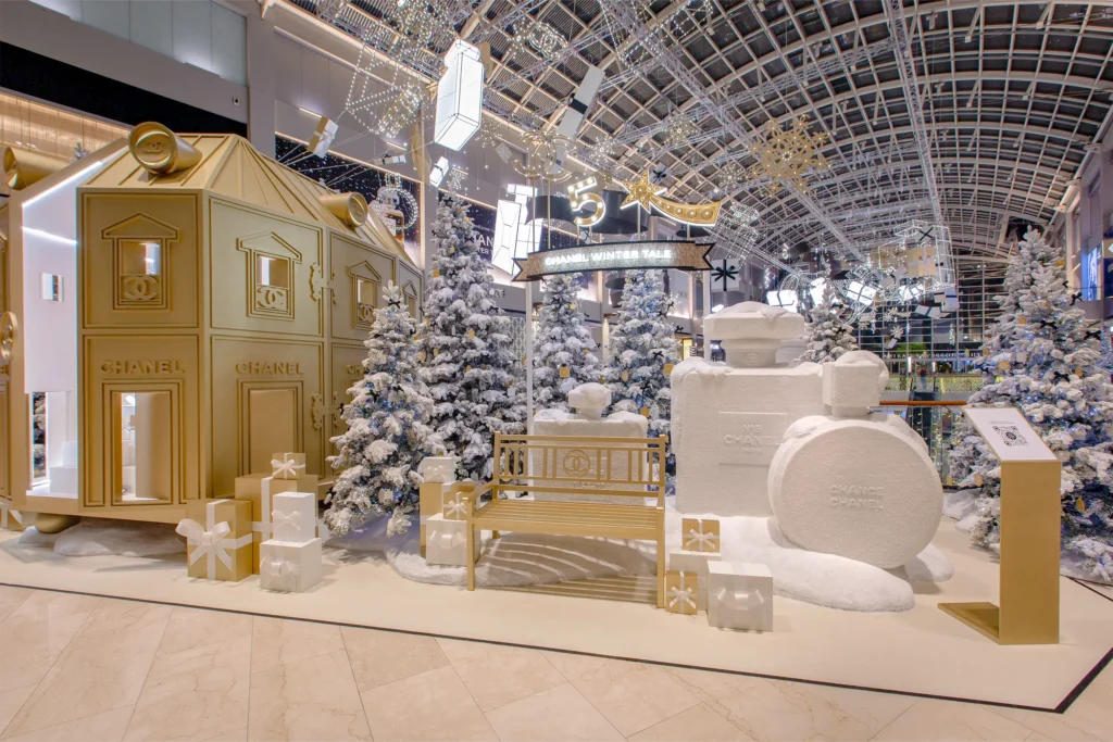 Marina Bay Sands Christmas Light-Up CHANEL Winter Tale Doll House Installation