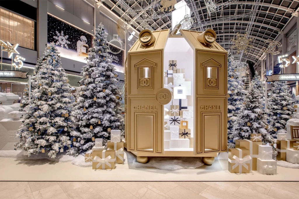 Marina Bay Sands Christmas Light-Up CHANEL Winter Tale Doll House Installation