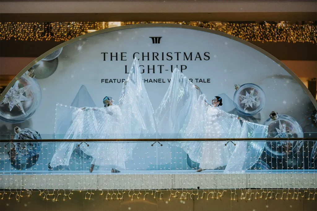 Marina Bay Sands Christmas Light-Up CHANEL Winter Tale