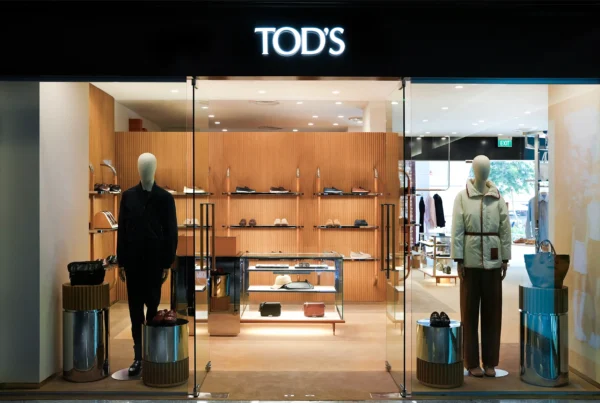 Tod's Pop-Up Boutique Commercial and Retail Fit-Out Store Front Entrance