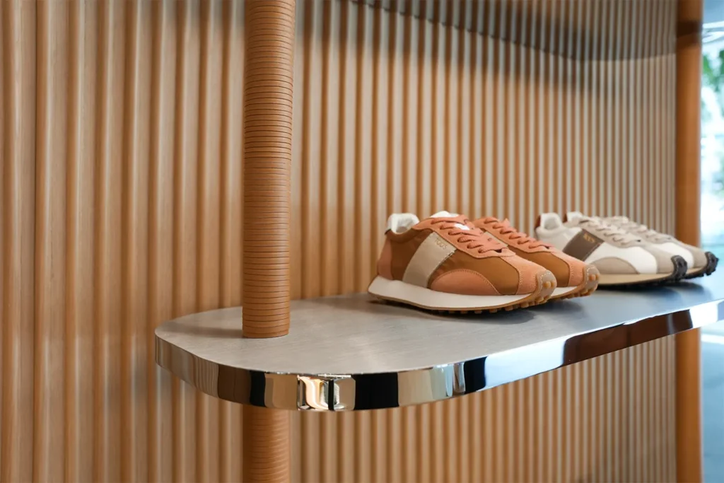 Tod's Pop-Up Boutique Commercial and Retail Fit-Out Footwear Shoes Shelving Fixtures