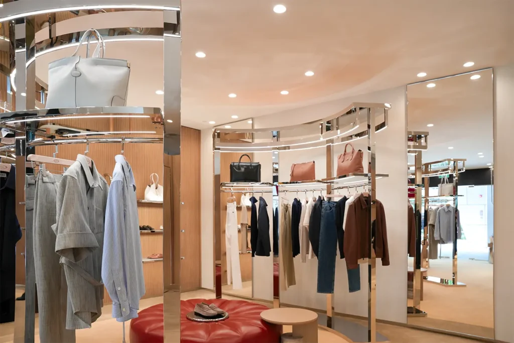 Tod's Pop-Up Boutique Commercial and Retail Fit-Out Footwear Accessories