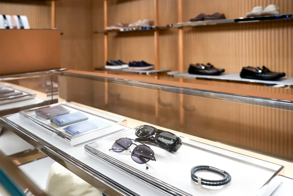 Tod's Pop-Up Boutique Commercial and Retail Fit-Out Footwear Shoes Accessories