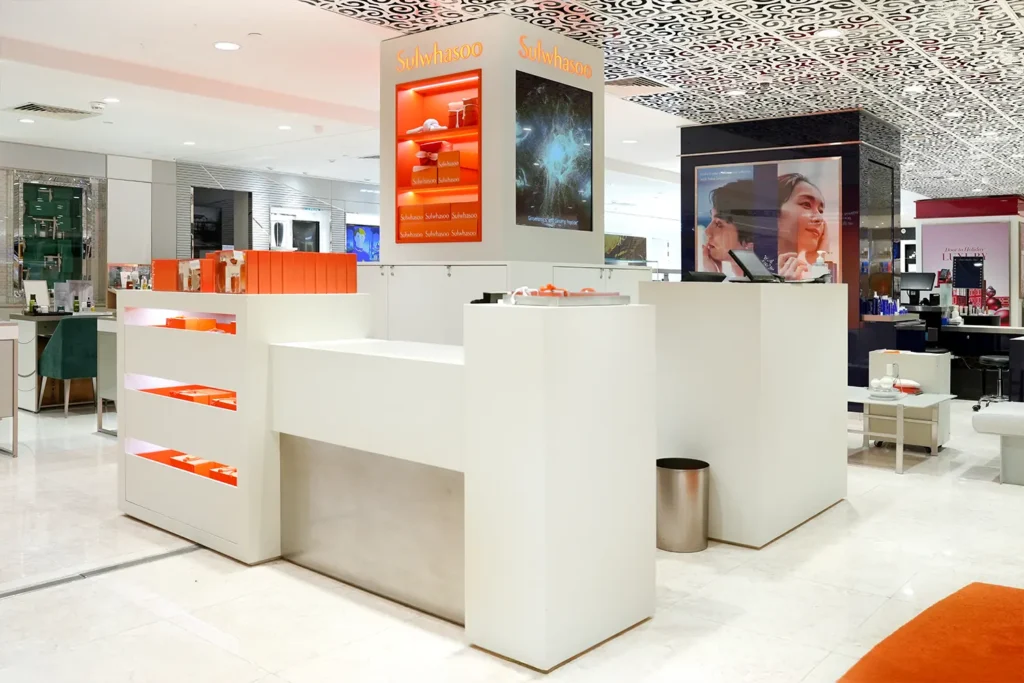 Sulwhasoo Metro Paragon Retail Fit-Out Skincare