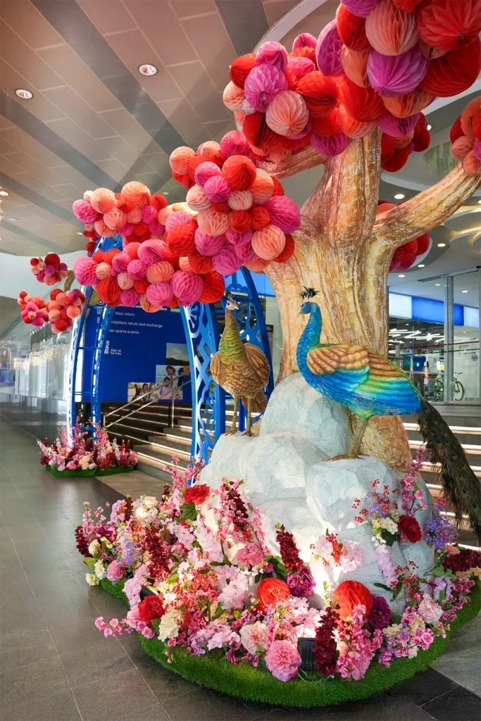 The CentrePoint Peacock CNY LNY Chinese Lunar New Year 2025