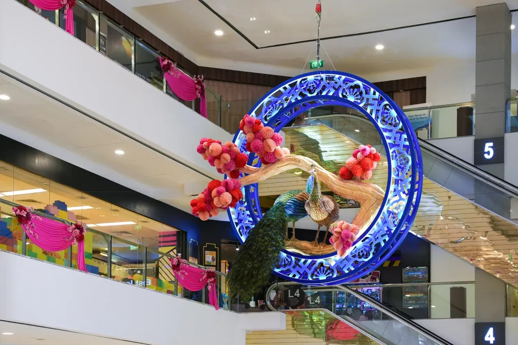 The CentrePoint Peacock CNY LNY Chinese Lunar New Year 2025