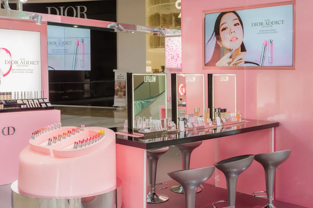 Dior Lip Glow Pop-Up Indonesia Brand Activation