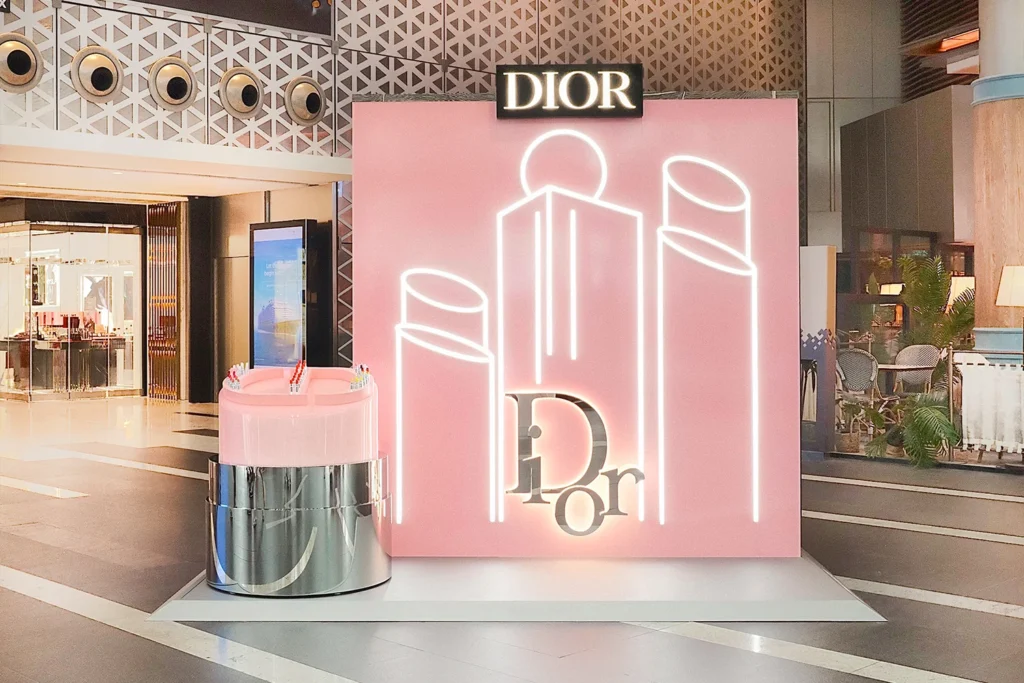 Dior Lip Glow Pop-Up Singapore Brand Activation