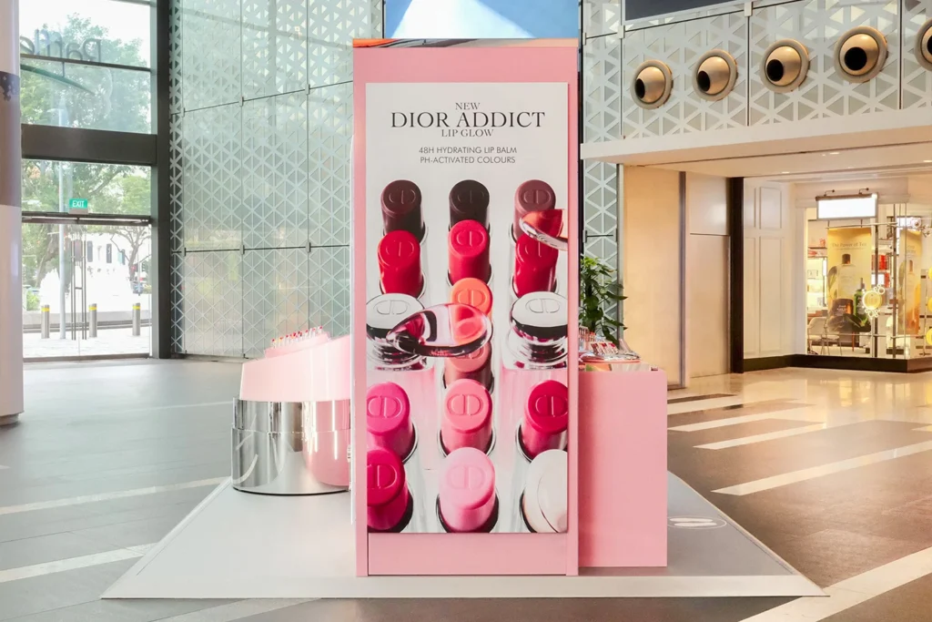 Dior Lip Glow Pop-Up Singapore Brand Activation