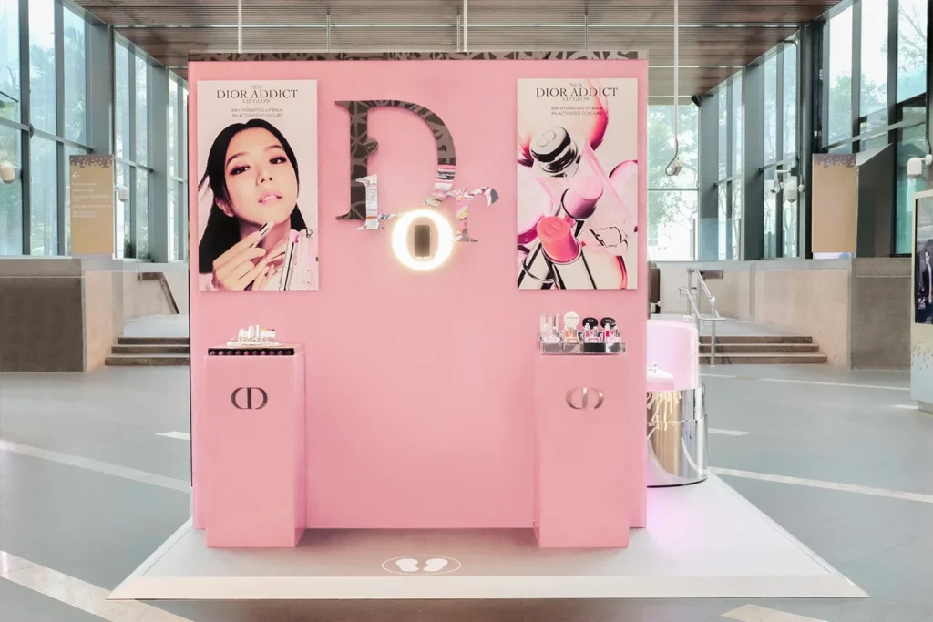 Dior Lip Glow Pop-Up Singapore Brand Activation