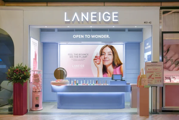 Laneige Northpoint City Commercial & Retail Fit-Out Brand Activation