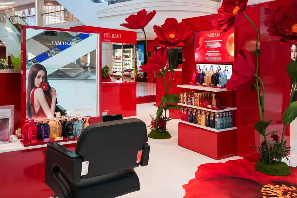 Tsubaki Relaunch Plaza Singapura Brand Activation