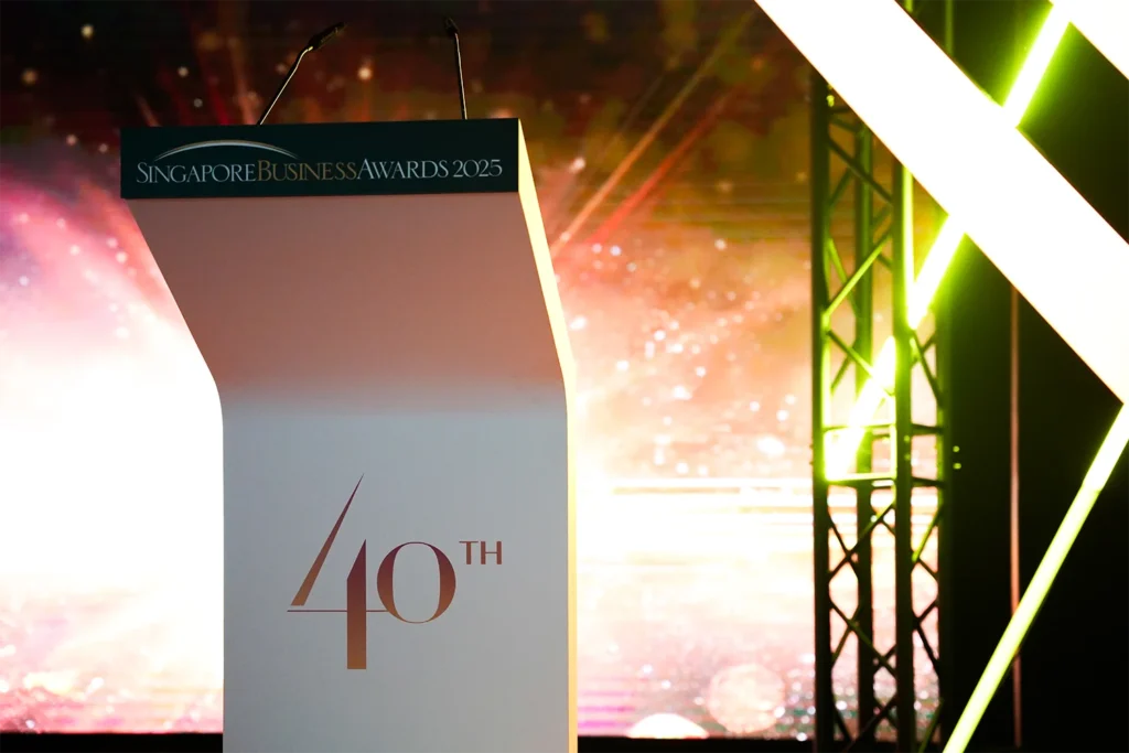 SBA Singapore Business Awards 2025 Events Ritz Carlton Millenia Walk