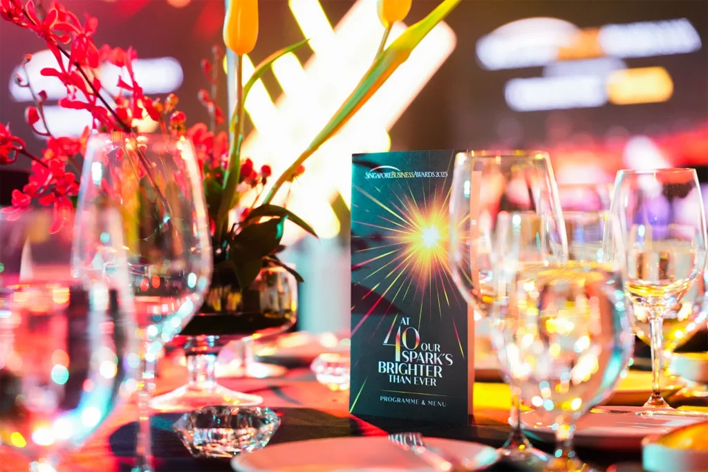SBA Singapore Business Awards 2025 Events Ritz Carlton Millenia Walk