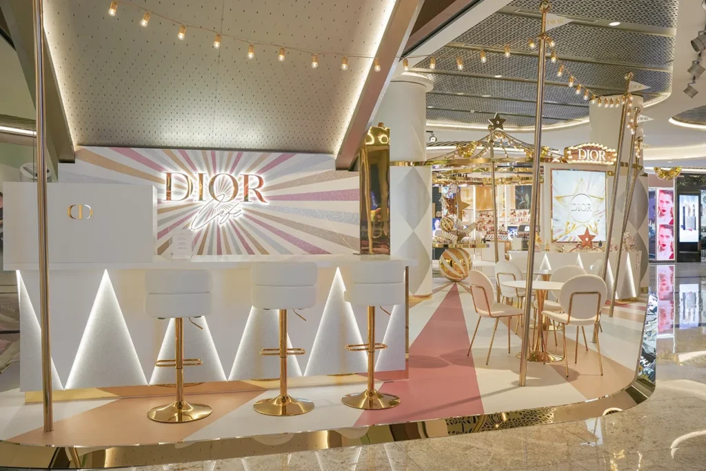 Dior Circus of Dreams Raffles City Fashion Walkway Christmas 2025 Cafe