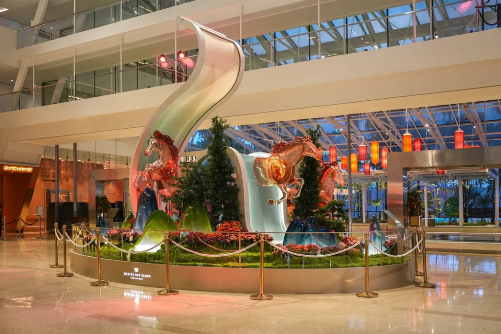 Marina Bay Sands MBS Chinese Lunar New Year CNY LNY Horse 2026 With Blazing Spirits Hotel