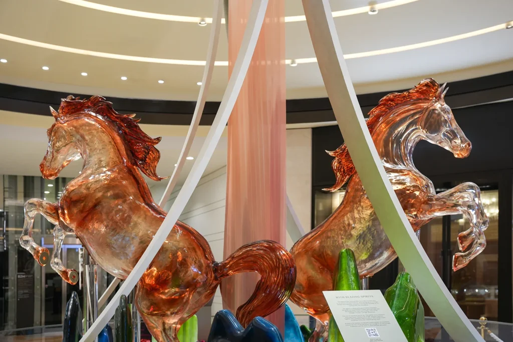 Marina Bay Sands MBS Chinese Lunar New Year CNY LNY Horse 2026 With Blazing Spirits B2M