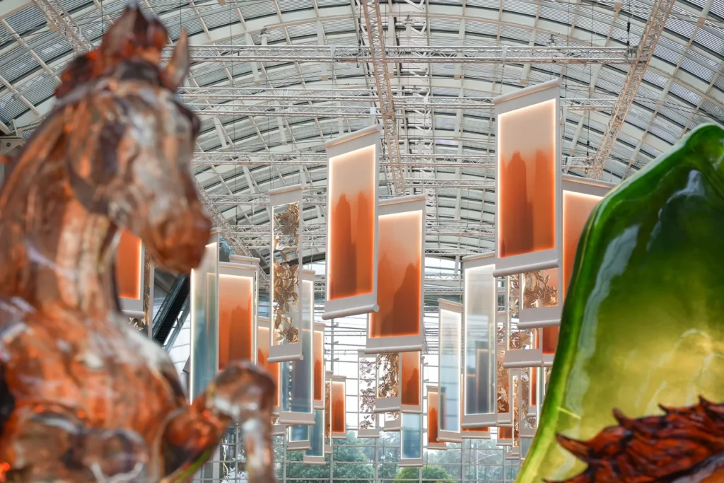 Marina Bay Sands MBS Chinese Lunar New Year CNY LNY Horse 2026 With Blazing Spirits Grand South Colonnade Daytime