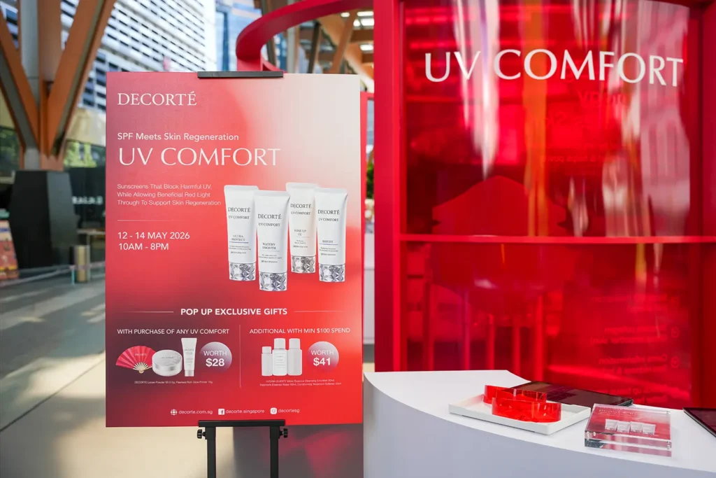 DECORTÉ UV Comfort Sunscreen Pop-Up @ Guoco Tower Urban Park - Image 8 DECORTÉ UV Comfort Sunscreen Pop-Up - Poster