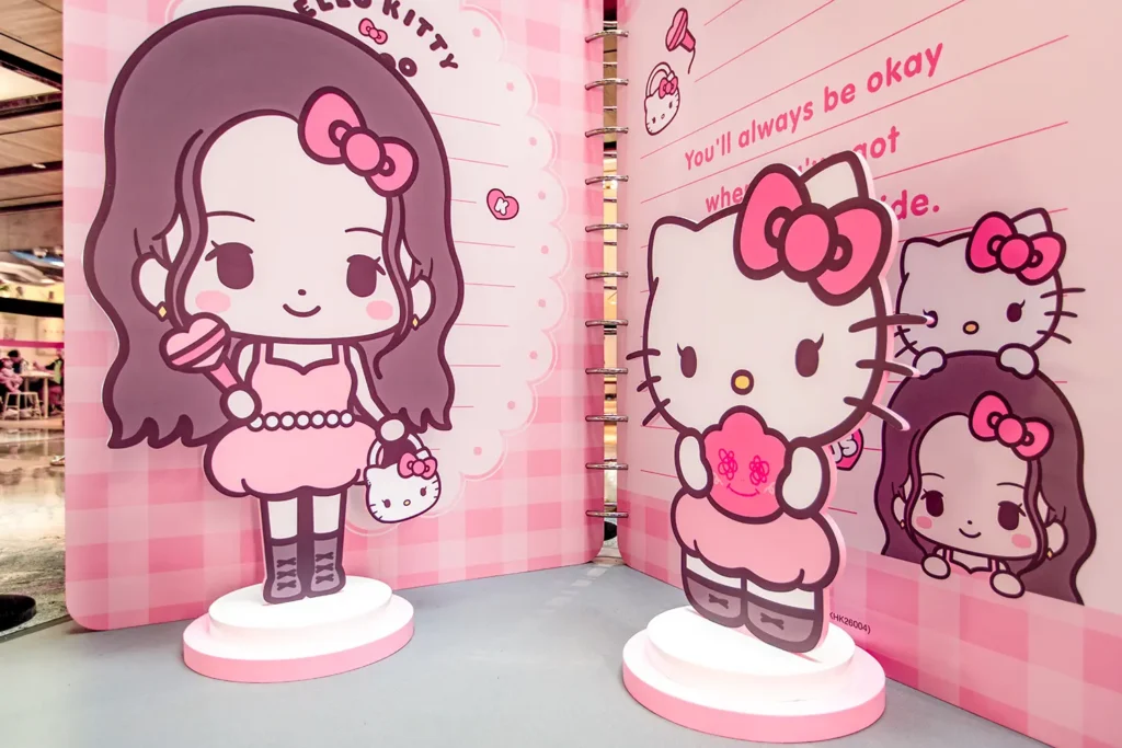 Hello Kitty X Jisoo - Cutout & Diary